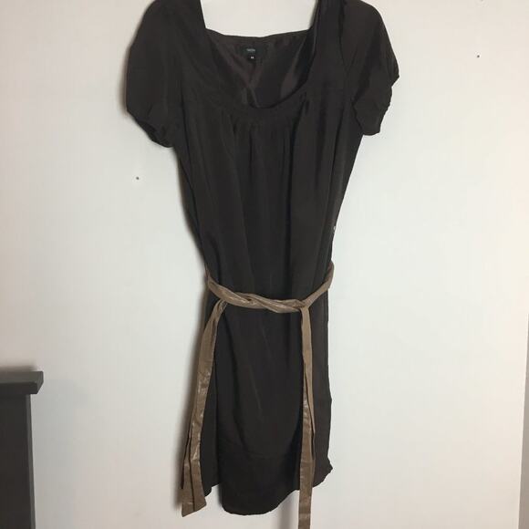 Mossimo Dress with Belt Dark Brown Medium - Picture 1 of 8